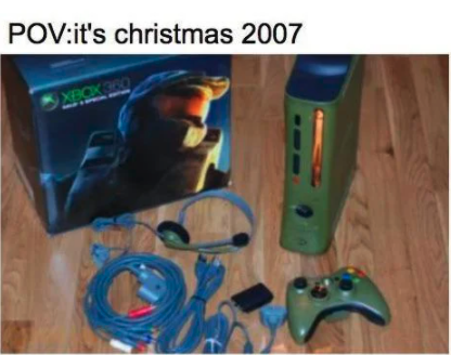 funny gaming memes - halo 3 xbox 360 - Povit's christmas 2007 XBOX320