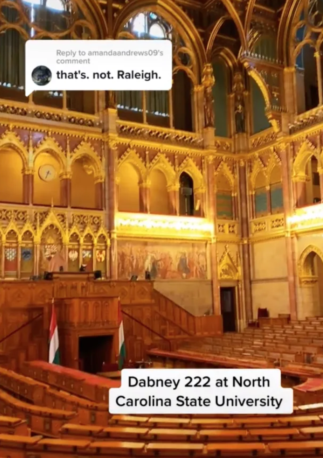 palace of parliament hungary - to amandmandrews09's comment that's not. Raleigh. ts Dabney 222 at North Carolina State University
