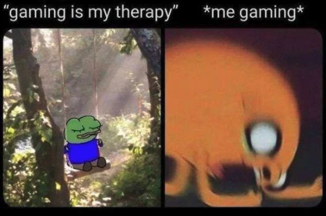 funny gaming memes - gaming is my therapy meme - gaming is my therapy