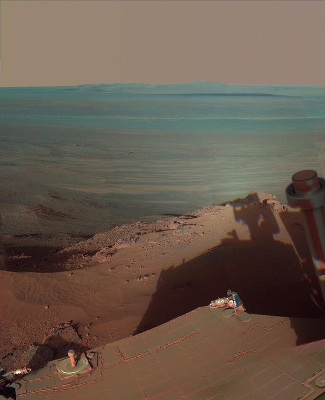 space pictures - endeavour crater