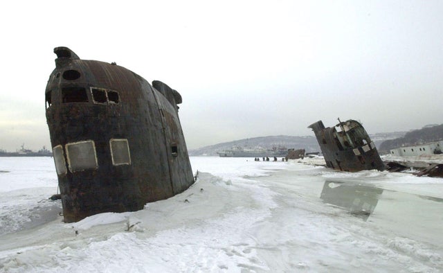 abandoned places - abandoned submarine