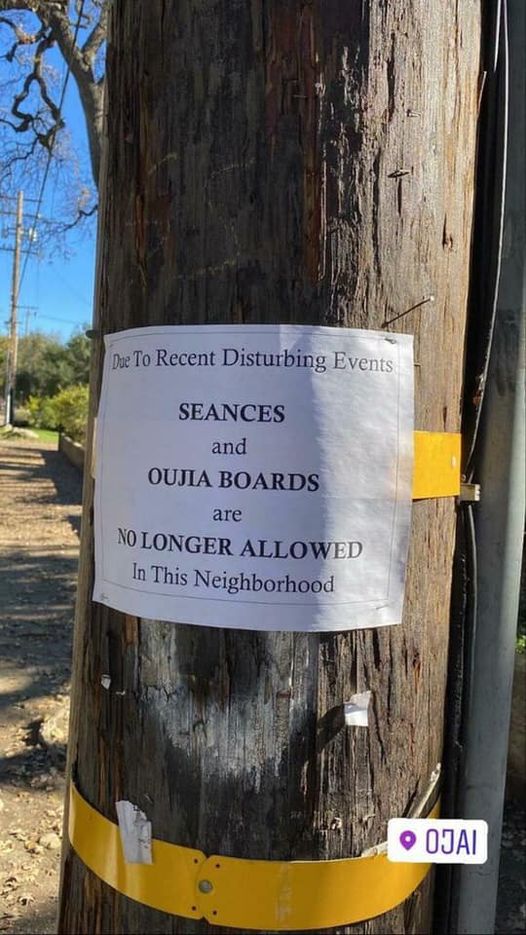 u/Skatcatla: <br> A friend spotted this sign in their neighborhood. So many questions....