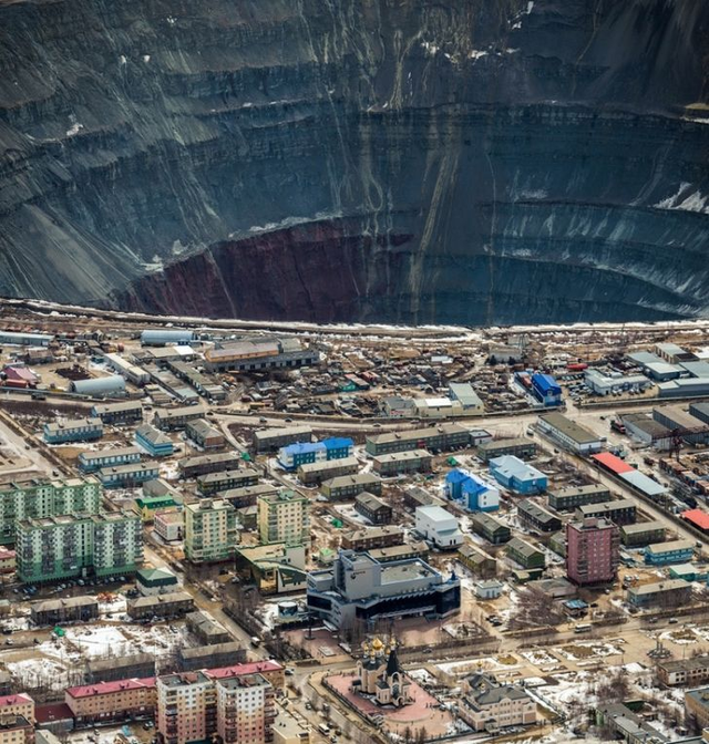 u/ExploreMoreMysteries: <br> Mirny, Yakutia, Russia ...Welcome the the diamond mine