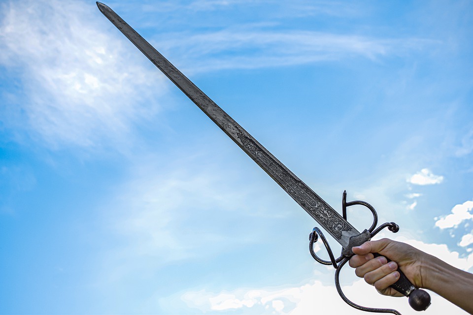 self defense tips - reddit - sword sky