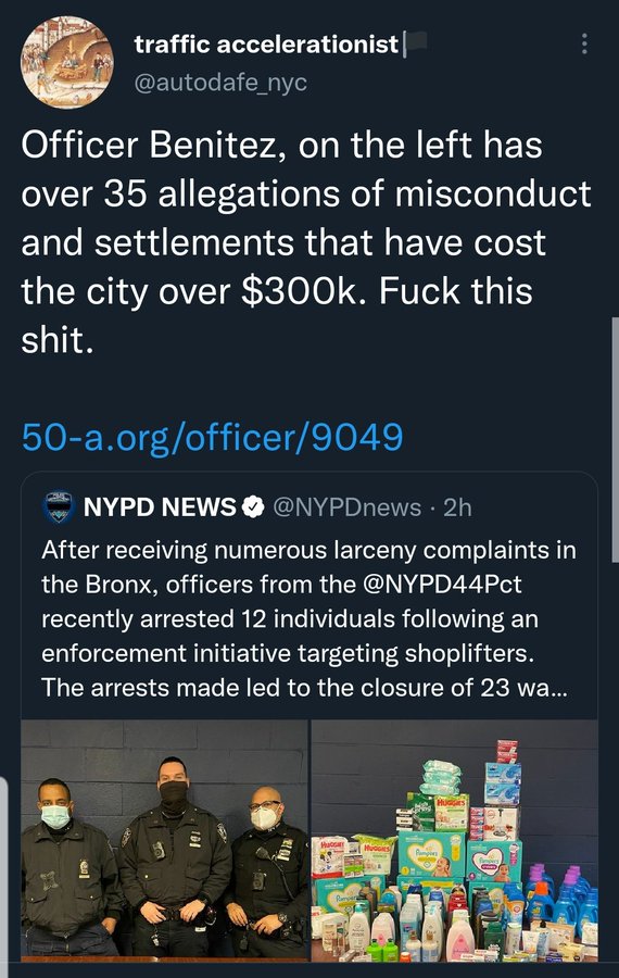 NYPD Deletes Photo of Seized Diapers and Formula After Getting Roasted By Twitter