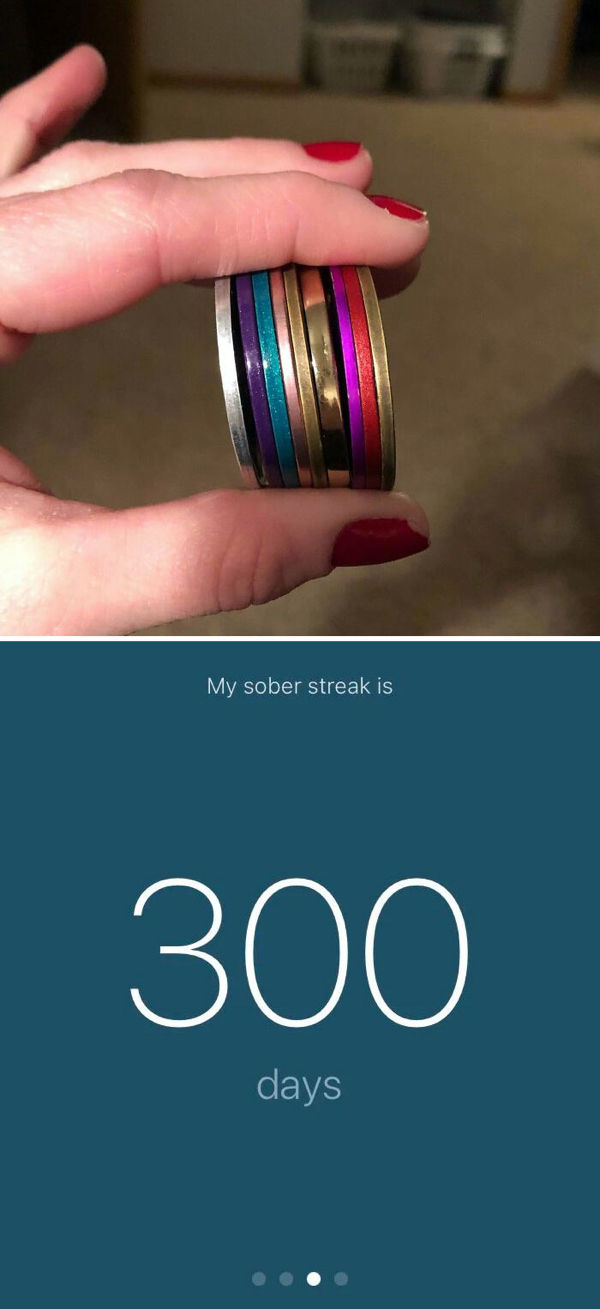 wholesome pics and memes - nail - My sober streak is 300 days