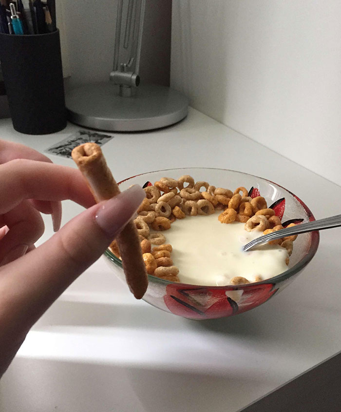 people who hit the food lottery - long cheerio