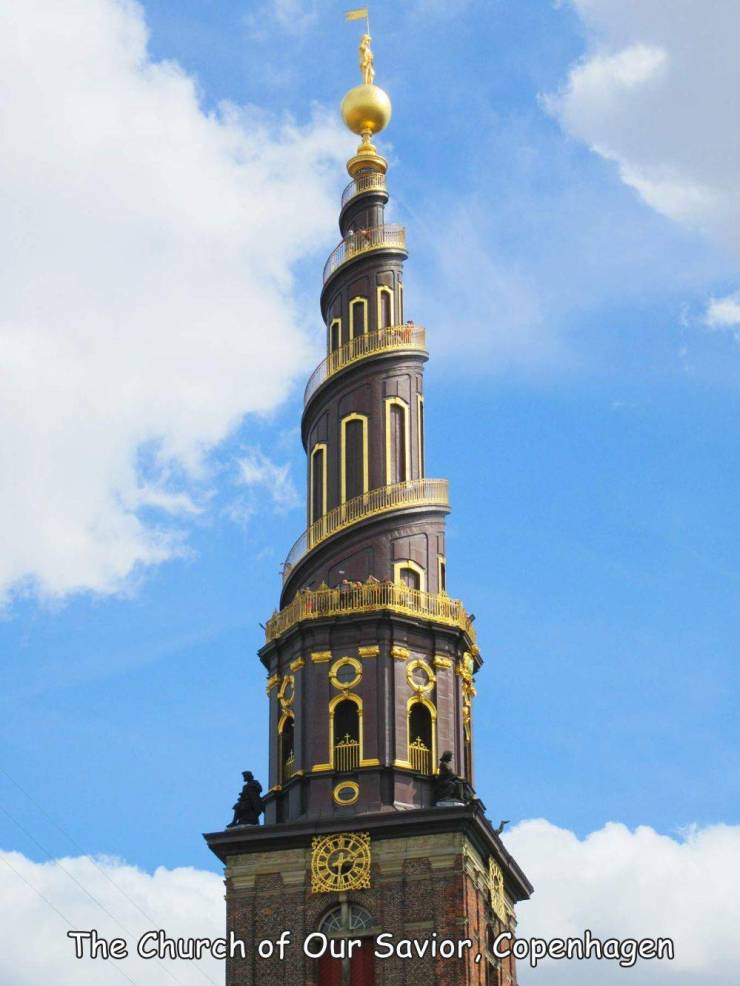 funny pics and random photos - church of our saviour - The Church of Our Savior Copenhagen