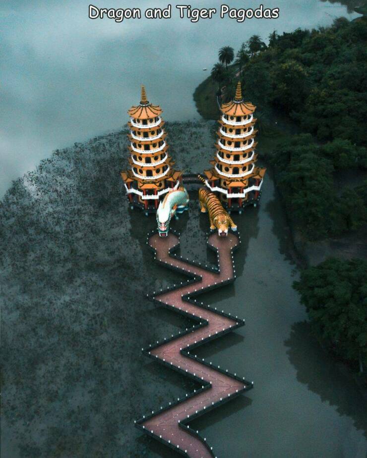 cool fun photo - dragon temple thailand - Dragon and Tiger Pagodas Cc