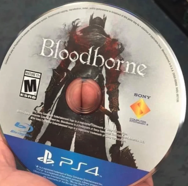 funny gaming memes - Bloodborne Mature 17 M Esre Sony logo is a regenerator es seves in Botone is reas of Sony Cameras Norlag is er den se B. PS4