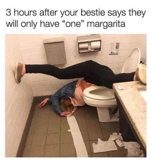 drunk photos - wasted people - 3 hours after your bestie says they will only have "one" margarita