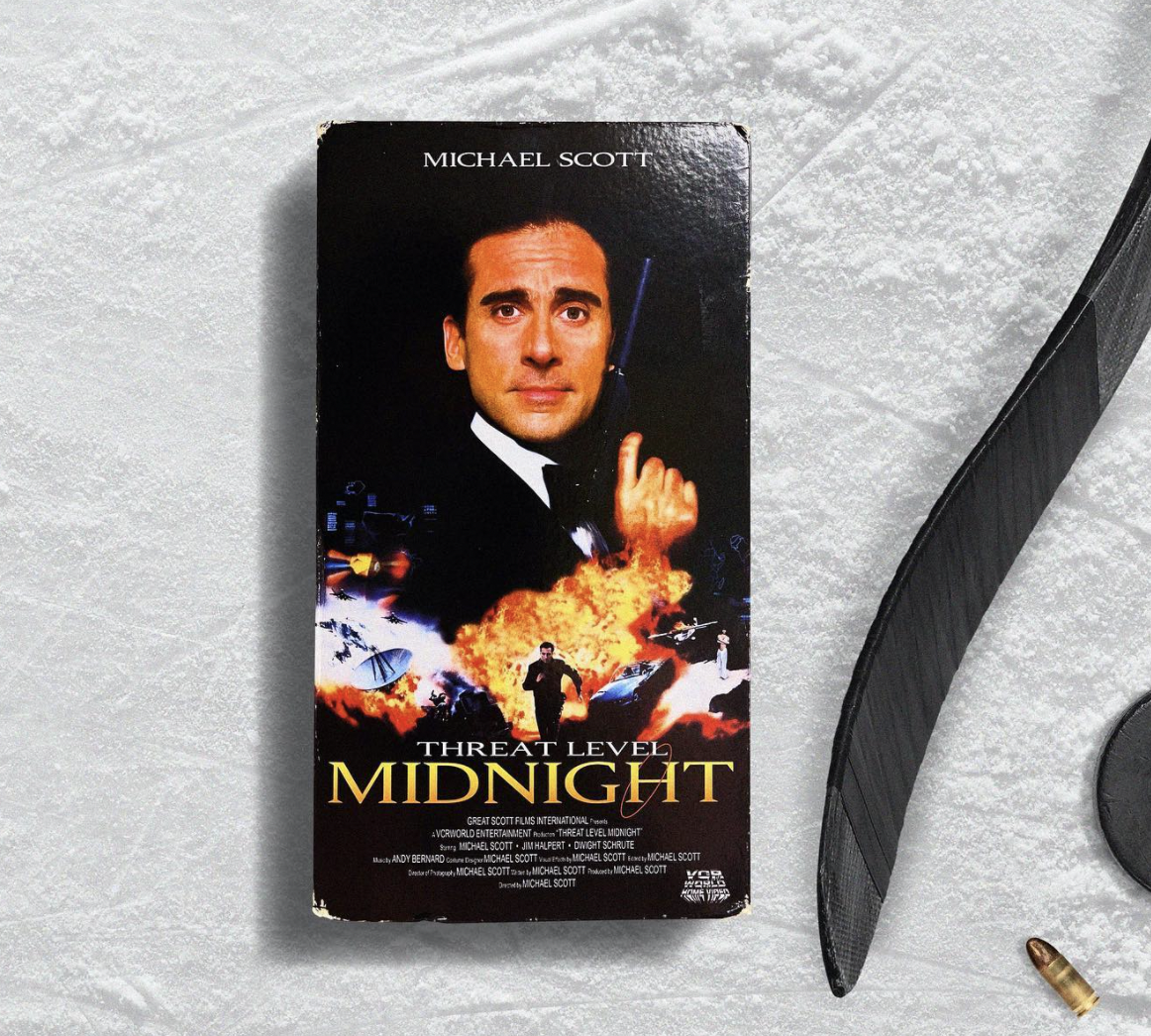 VHS tape edits - Michael Scott Threat Level Midnight Gosto Romtrail Mond M Morsoon Vote M Hu