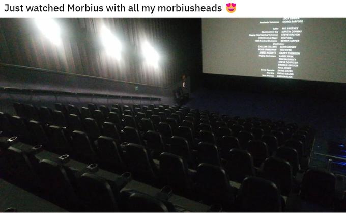Morbius Memes - it's morbin time - auditorium - Just watched Morbius with all my morbiusheads Ney Fi Me