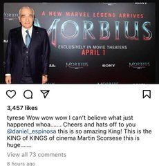 Morbius Memes - media - Greu A New Marvel Legend Arrives Vorbius Exclusively In Move Theaters April 1 Morsius Sony For Q7 3,457 tyrese Wow wow wow I can't believe what just happened whoa....... Cheers and hats off to you this is so amazing King! This is t