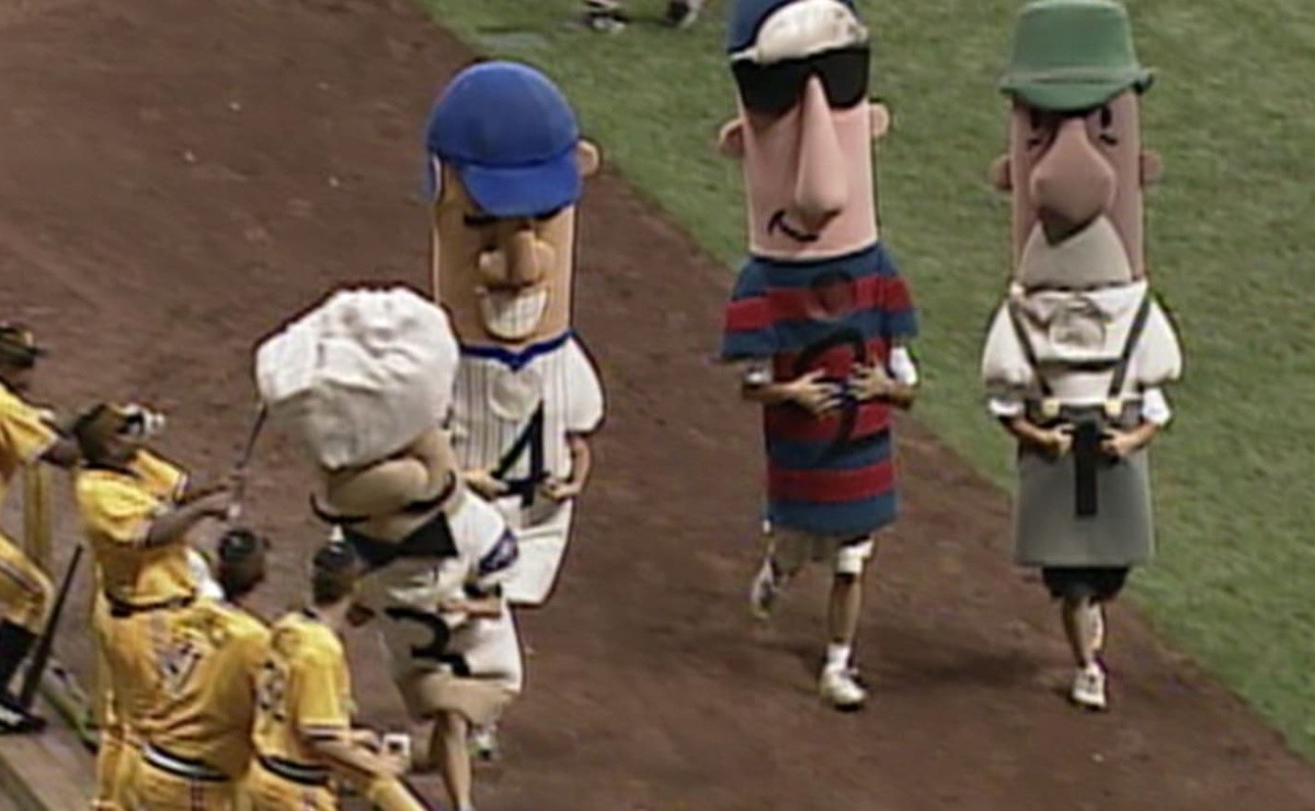 Crazy Moments in Baseball - randall simon sausage