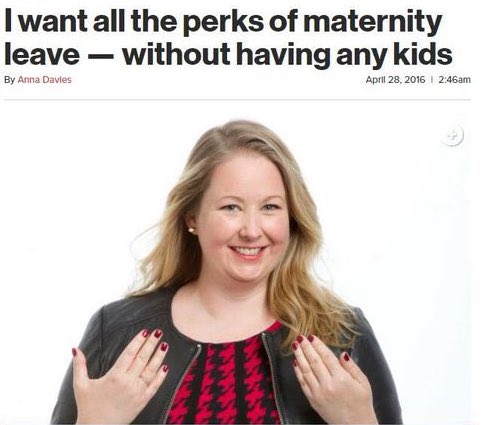 Women Posting Their L's - nyc department of education - I want all the perks of maternity leave without having any kids By Anna Davies am