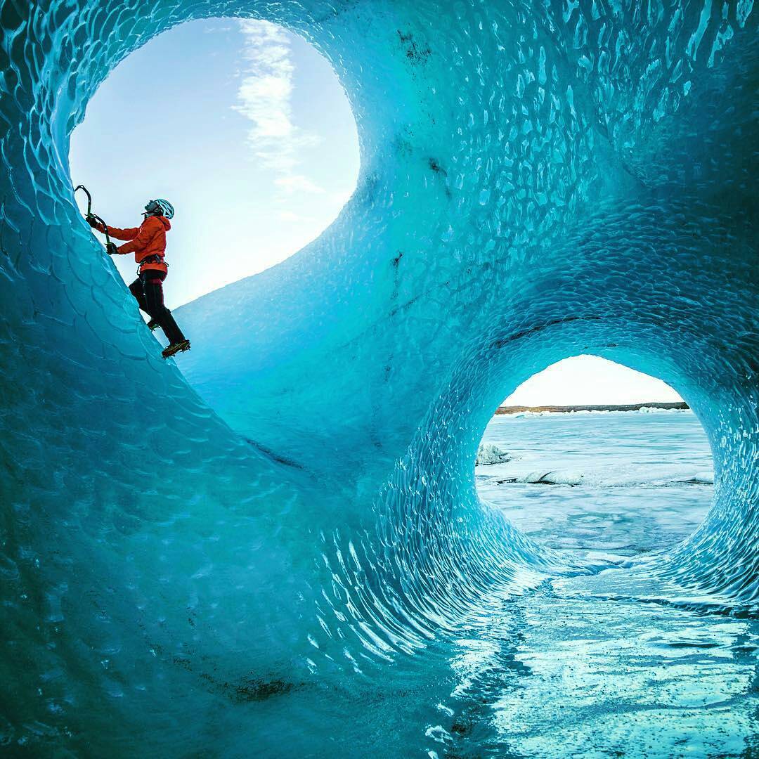 monday morning randomness-  iceland ice cave - mega