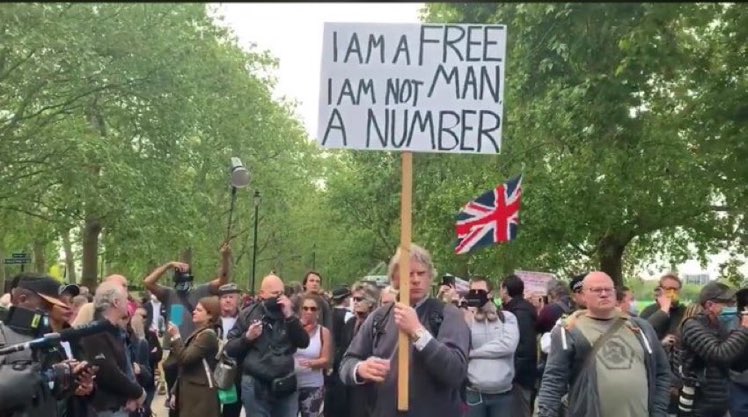 British Stereotypes - am man not number - Tama Free Tam Not Man A Number