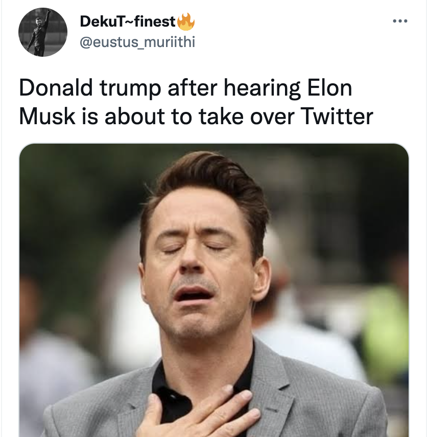 Elon Musk Twitter Memes - netflix price increase meme - ... Dekutfinest Donald trump after hearing Elon Musk is about to take over Twitter