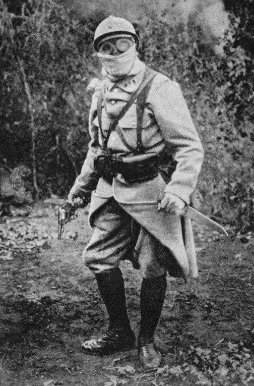 WW1 French trench raider, 1915
