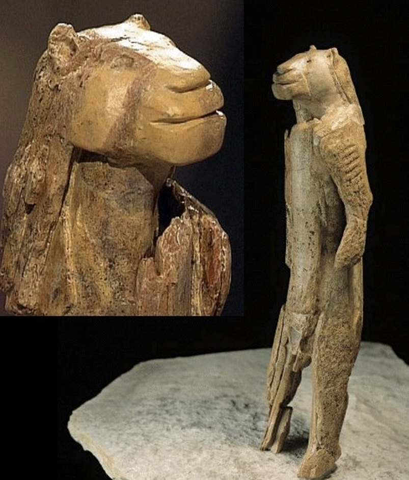awesome ancient artifcats - lion man sculpture