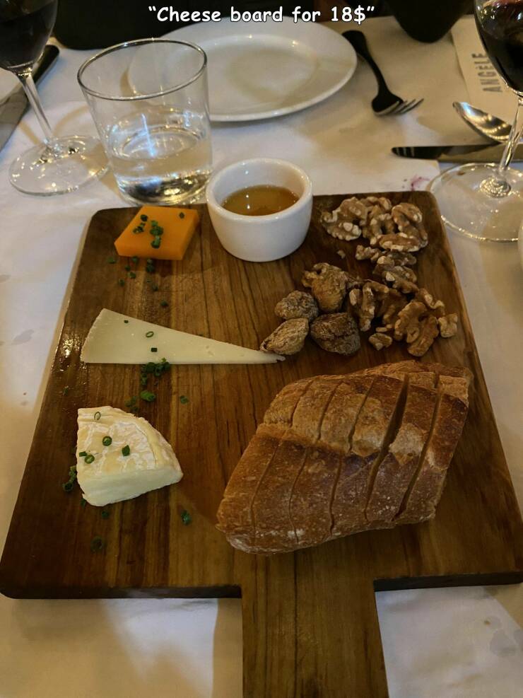 random pics - table - "Cheese board for 18$" Angie