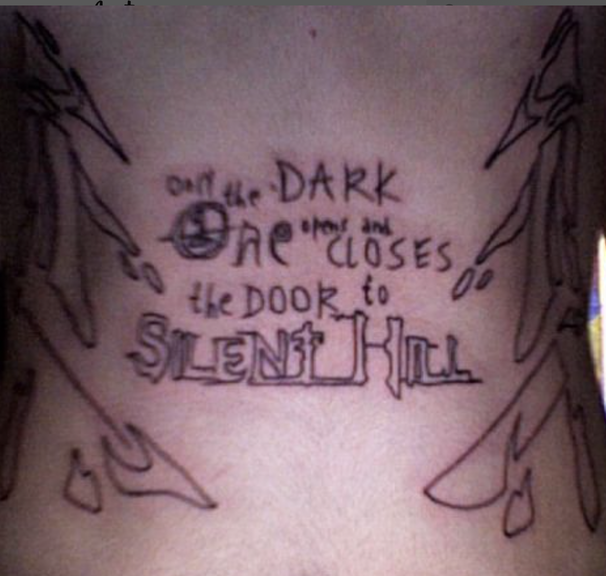 Bad Tattoos - tattoo - and 4. Dark One Uoses the Dook to oo Slenkel ga
