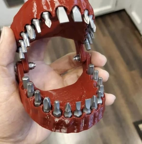 fascinating photos - denture drill bit holder