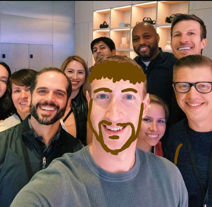 mark zuckerberg selfie