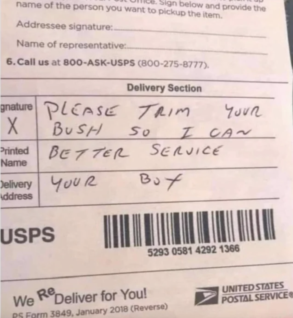 united states postal service - Sion below and provide the name of the person you want to pickup the item Addressee signature