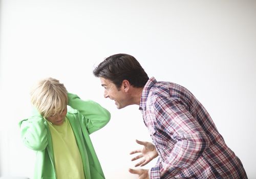 3 word pieces of advice - parent angry on child