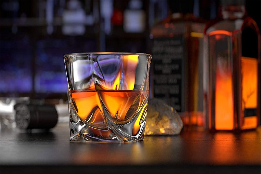 heroes become the villain - fine whiskey glass