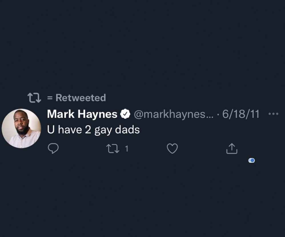Mark Haynes NBA tweets - all jokes contain truth j cole - 22 Retweeted Mark Haynes .... 61811 U have 2 gay dads 22 1