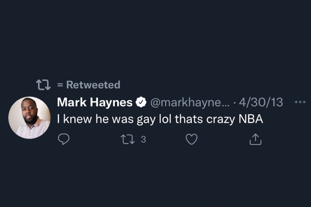 Mark Haynes NBA tweets - computer wallpaper - Retweeted Mark Haynes .... 43013 I knew he was gay lol thats crazy Nba 17 3