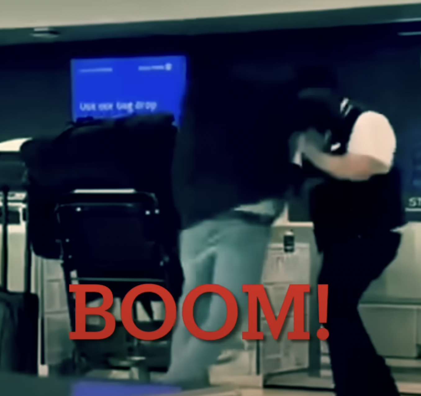 United Airlines fight - room - Unbaga Boom!