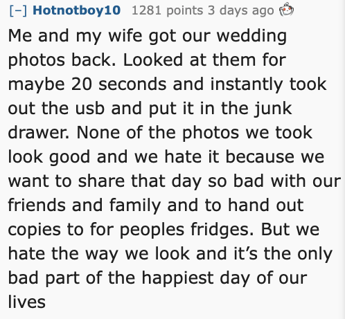 Ask Reddit - Fat People - owl house letters to disney - Hotnotboy10 1281 points 3 days ago Me and my wife got our wedding photos back. Looked at them for maybe 20 seconds and instantly took out the usb and put it in the junk drawer. None of the photos we 
