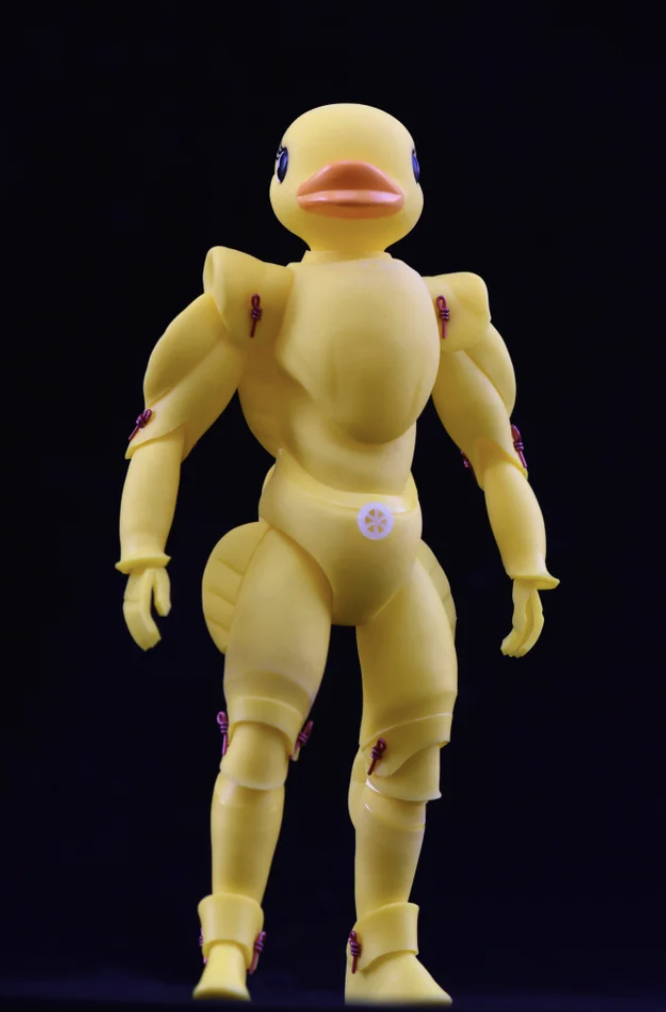 Oddly Terrifying - rubber duck action figure