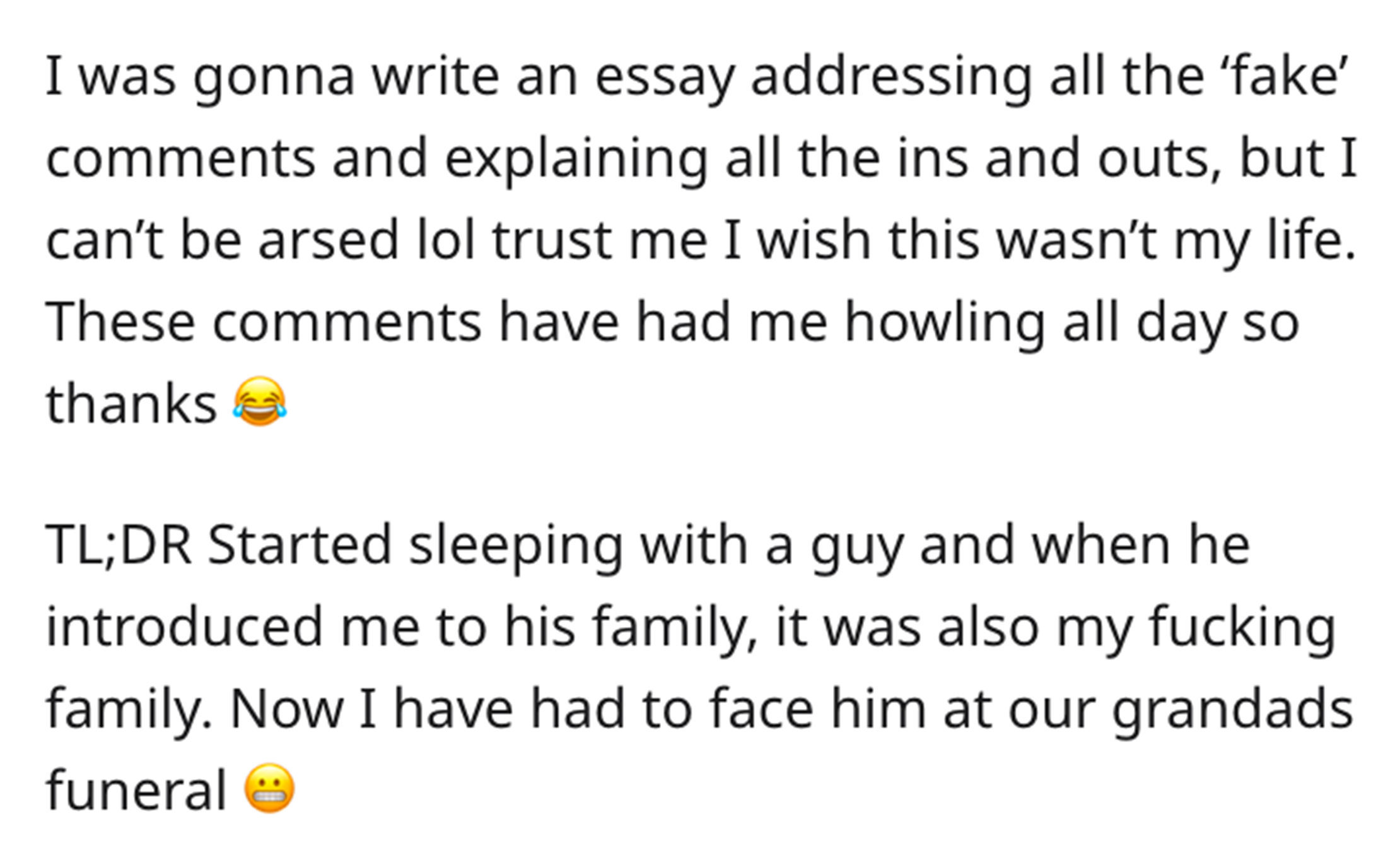 Cousins Sleep Together Reddit - paper - I was gonna write an essay addressing all the 'fake' and explaining all the ins and outs, but I can't be arsed lol trust me I wish this wasn't my life. These have had me howling all day so thanks Tl;Dr Started sleep