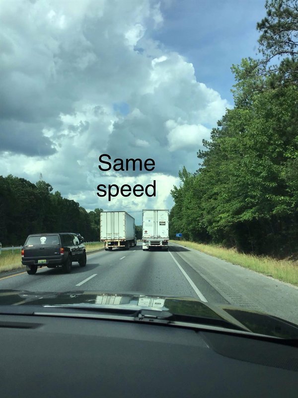 infuriating things - lane - Same speed