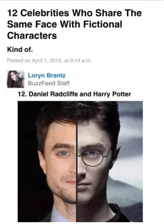 Dank Memes - thanos impossible meme - 12 Celebrities Who The Same Face With Fictional Characters Kind of. Posted on BuzzFeed Staff 12. Daniel Radcliffe and Harry Potter