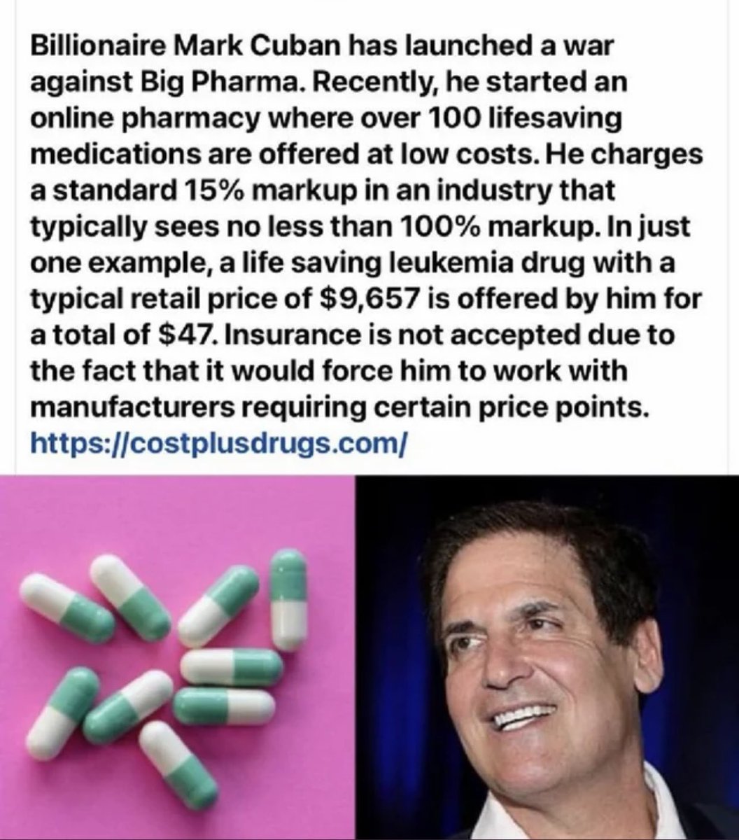 Dudes posting their wins - mark cuban pharmacy meme - Billionaire Mark Cuban has launched a war against Big Pharma. Recently, he started an online pharmacy where over 100 lifesaving medications are offered at low costs. He charges a standard 15% markup in