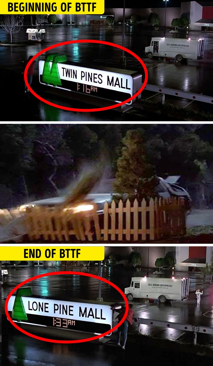 movie details and facts -  future twin pines mall - Beginning Of Bttf Twin Pines Mall End Of Bttf Lone Pine Mall Am
