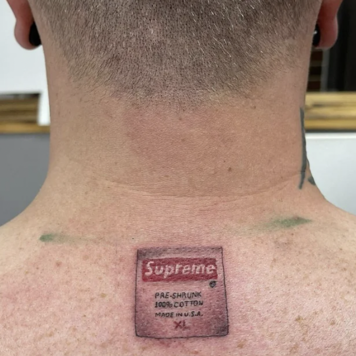 Bad Tattoos - neck - Supreme PreShrunk
