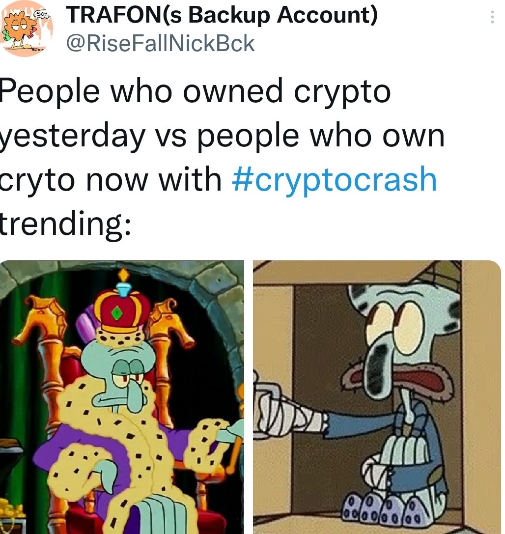 crypto crash memes - roblox bss memes - TrafonS Backup Account People who owned crypto yesterday vs people who own cryto now with trending De