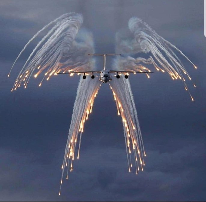 Perfectly Timed Photos - ac 130 angel of death -
