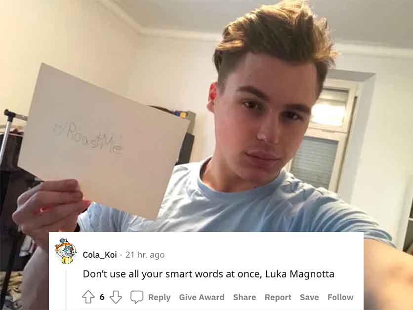 People get roasted - Don't use all your smart words at once, Luka Magnotta