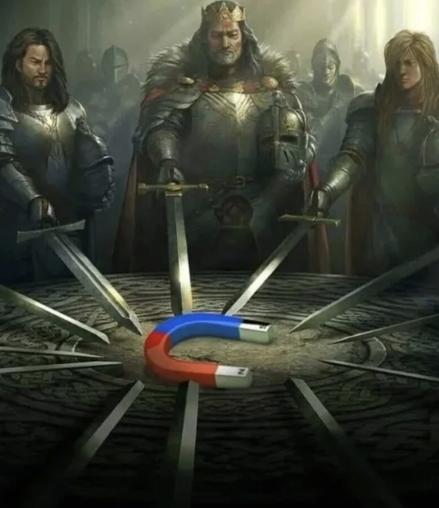 Anti-Memes - knights of the round table meme template