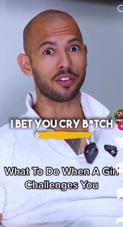 Tough Guys - I Bet You Cry BTch What To Do When A Girl Challenges You