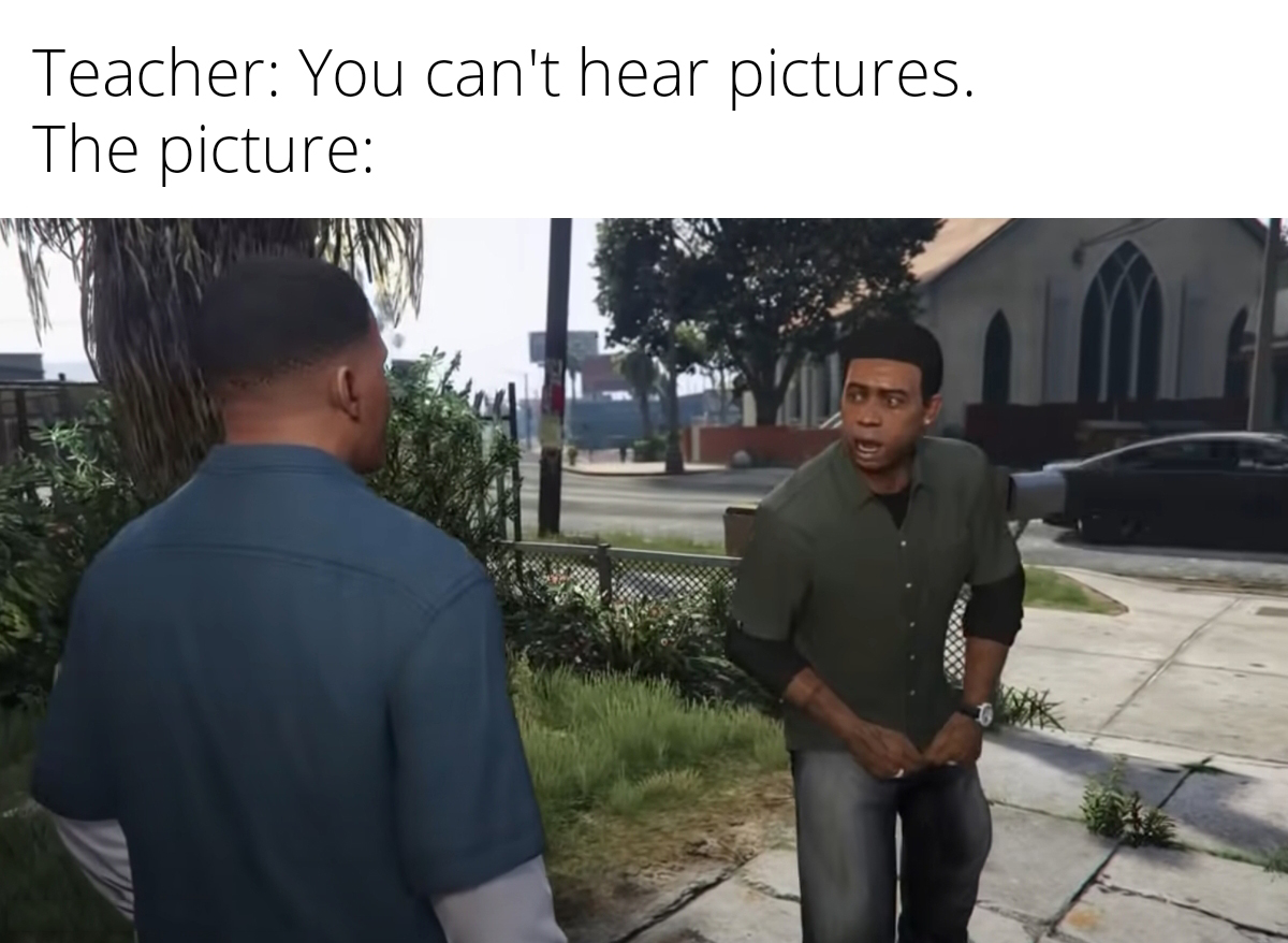 lamar roasts franklin - Teacher You can't hear pictures. The picture