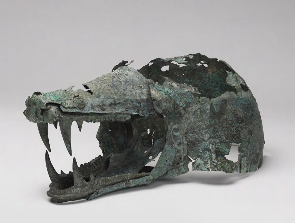 Historical Helmet Pics - etruscan wolf's head helmet